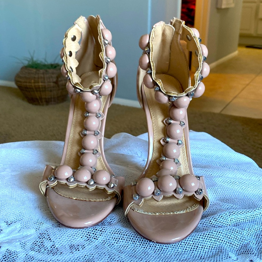 Pink heels size 8